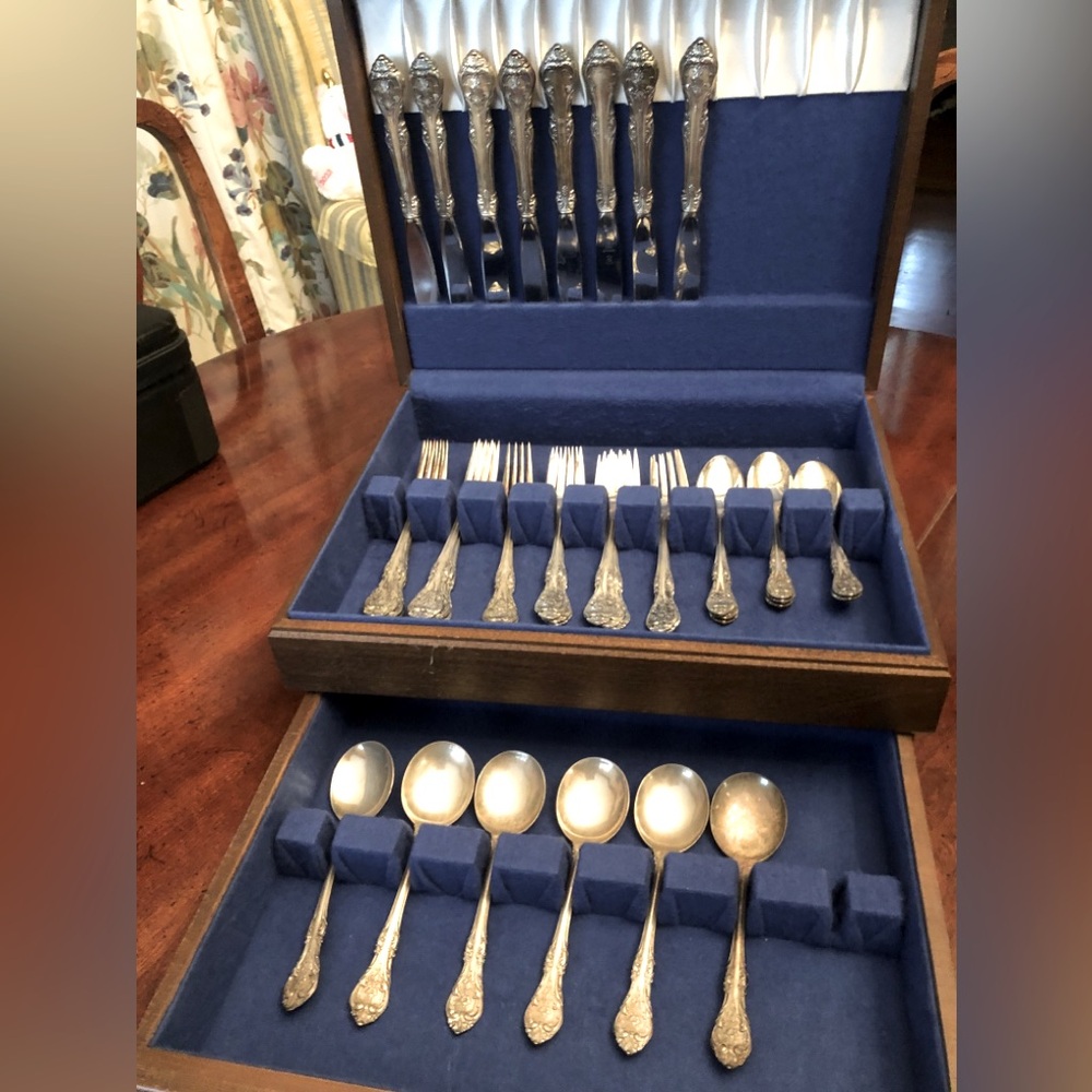 King Edward Flatware (38 piece)Gorham Sterling Service for Eight, + 6 Soup w/Box
